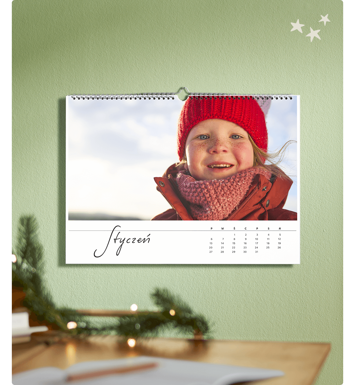 Fotokalendarz A3 na święta